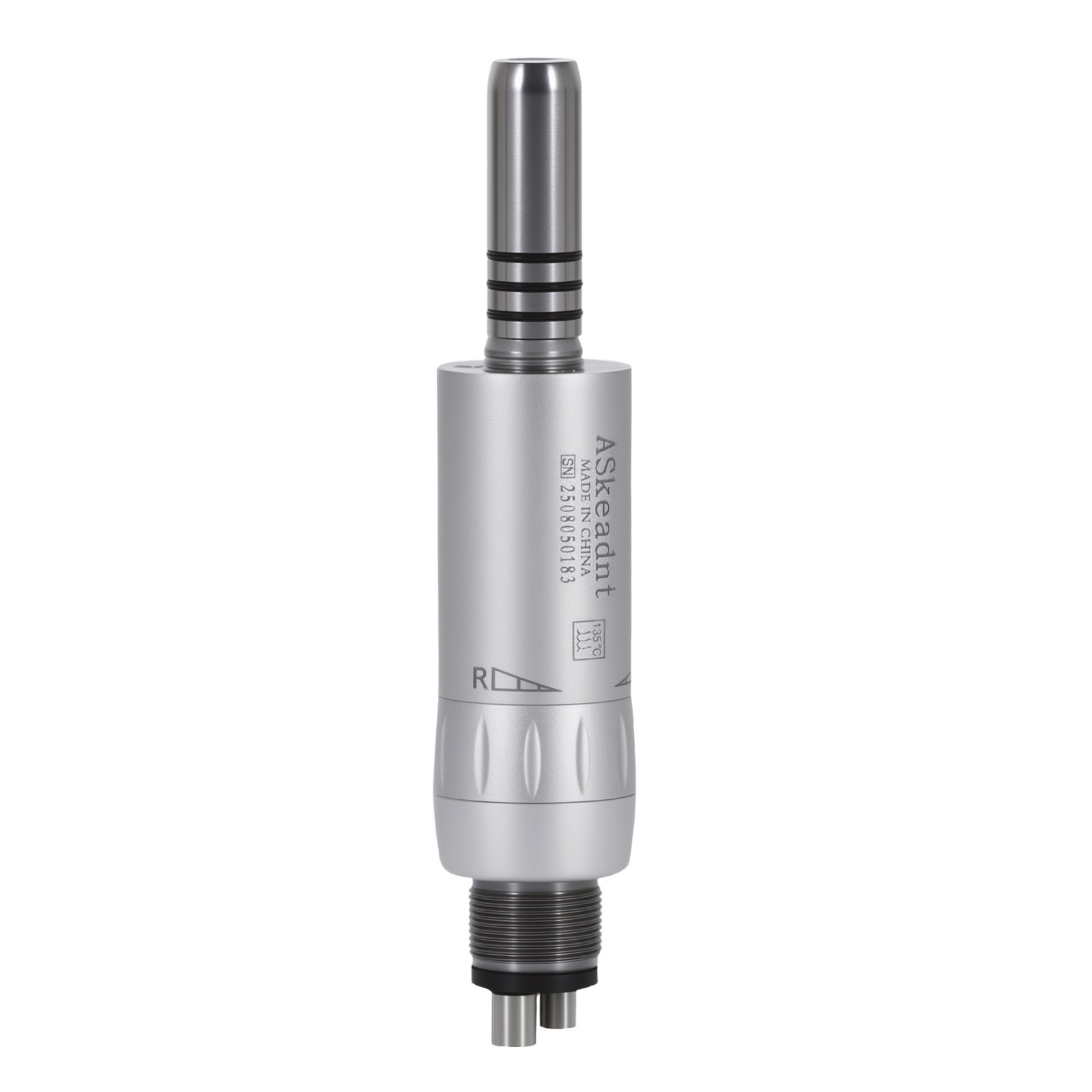 ASkeadnt Dental Inner Channel Slow Low Speed Air Motor Handpiece 4 Hole E-type