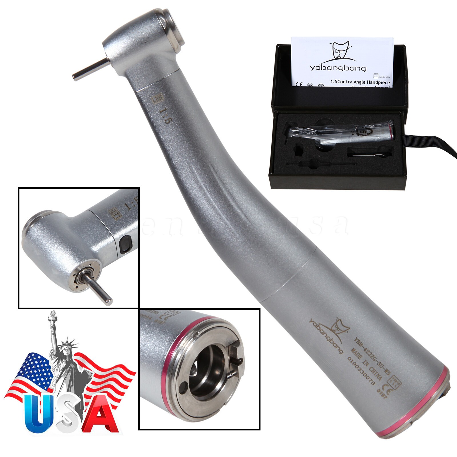 KAVO Style LUX 25 L High-Speed Handpiece 1：5 LED Contra Angle