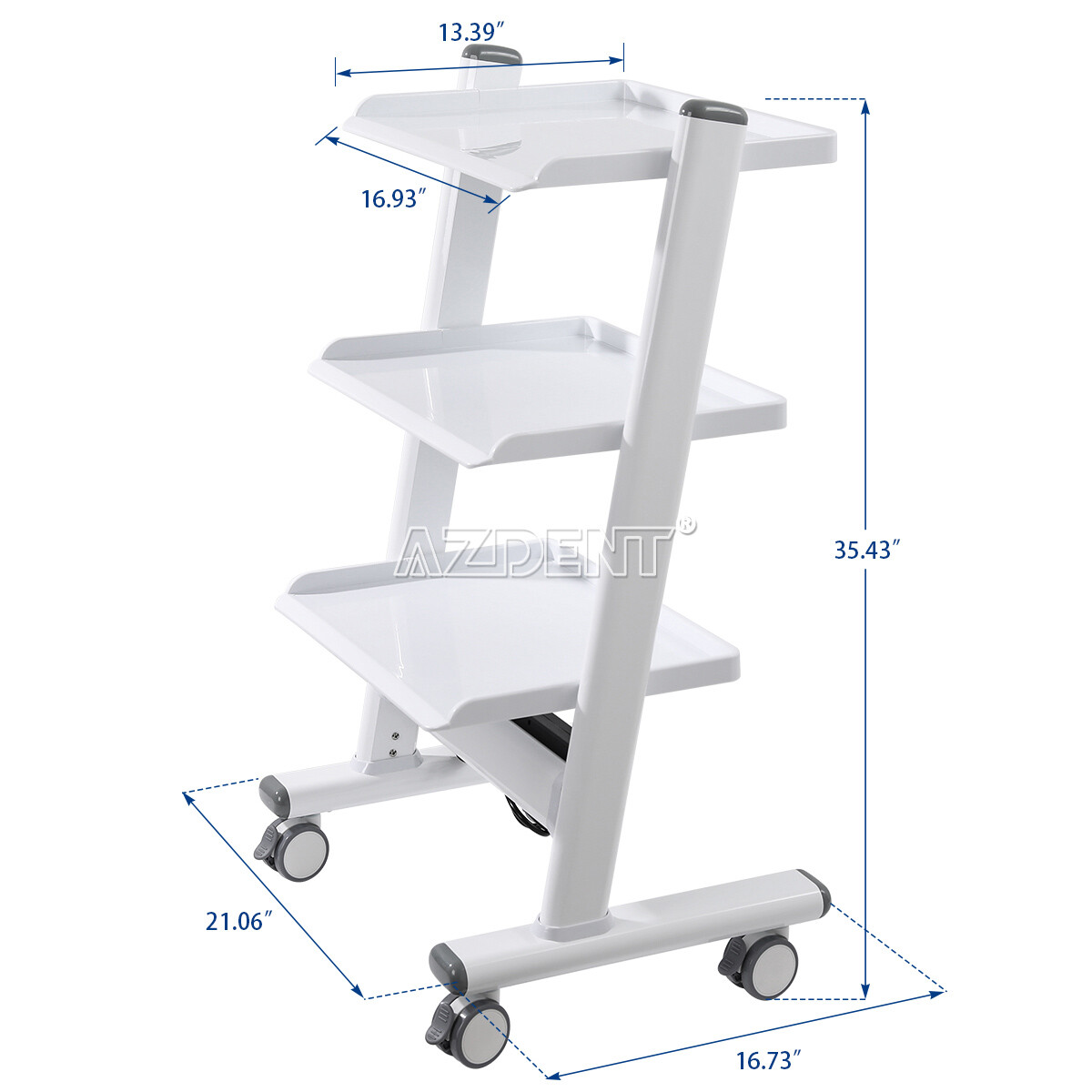 Dental Trolley Cart Auto-water Supply / Implant Surgical Brushless Motor System