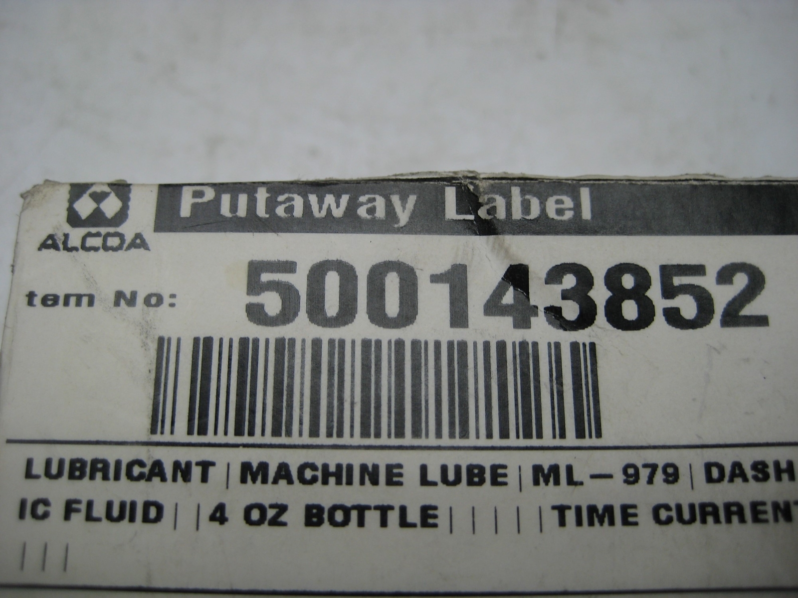 ALCOA 500143852 LUBRICANT NSMP