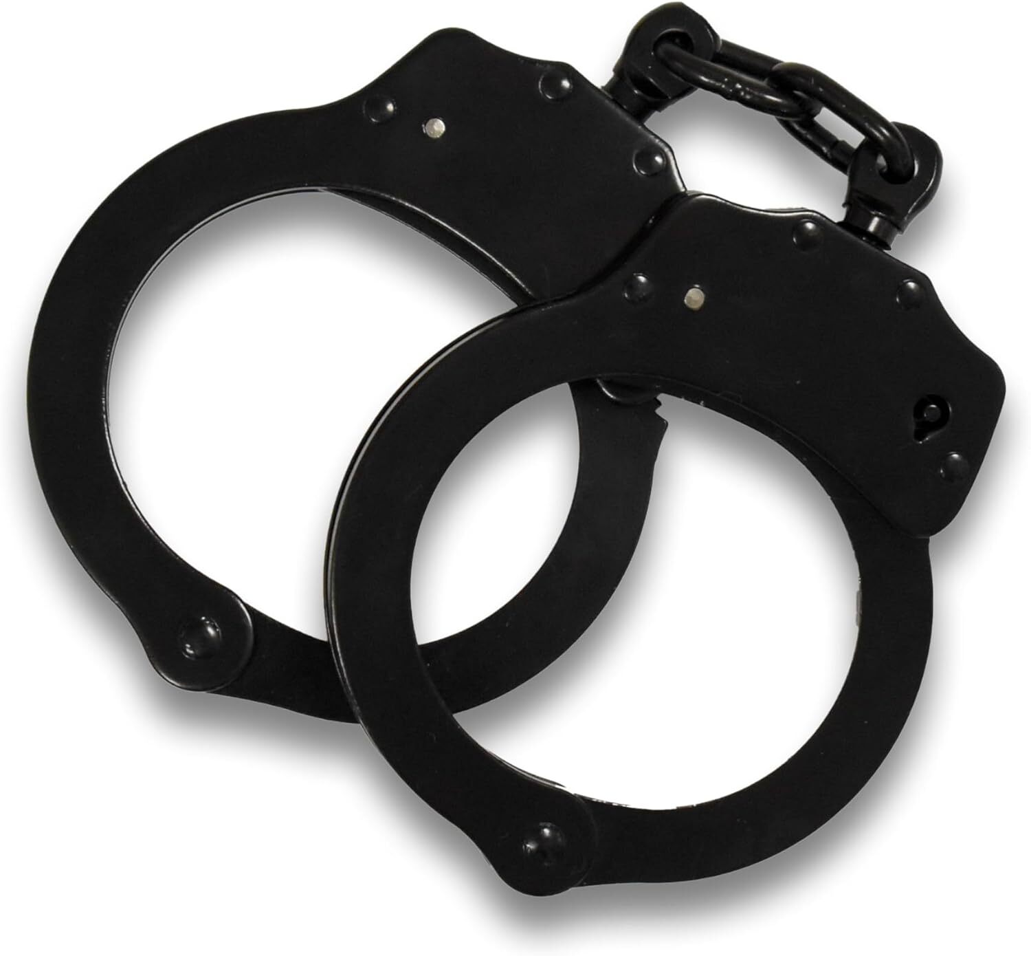 Stainless Steel Heavy Duty Handcuffs Law enforcement Gear BLACK