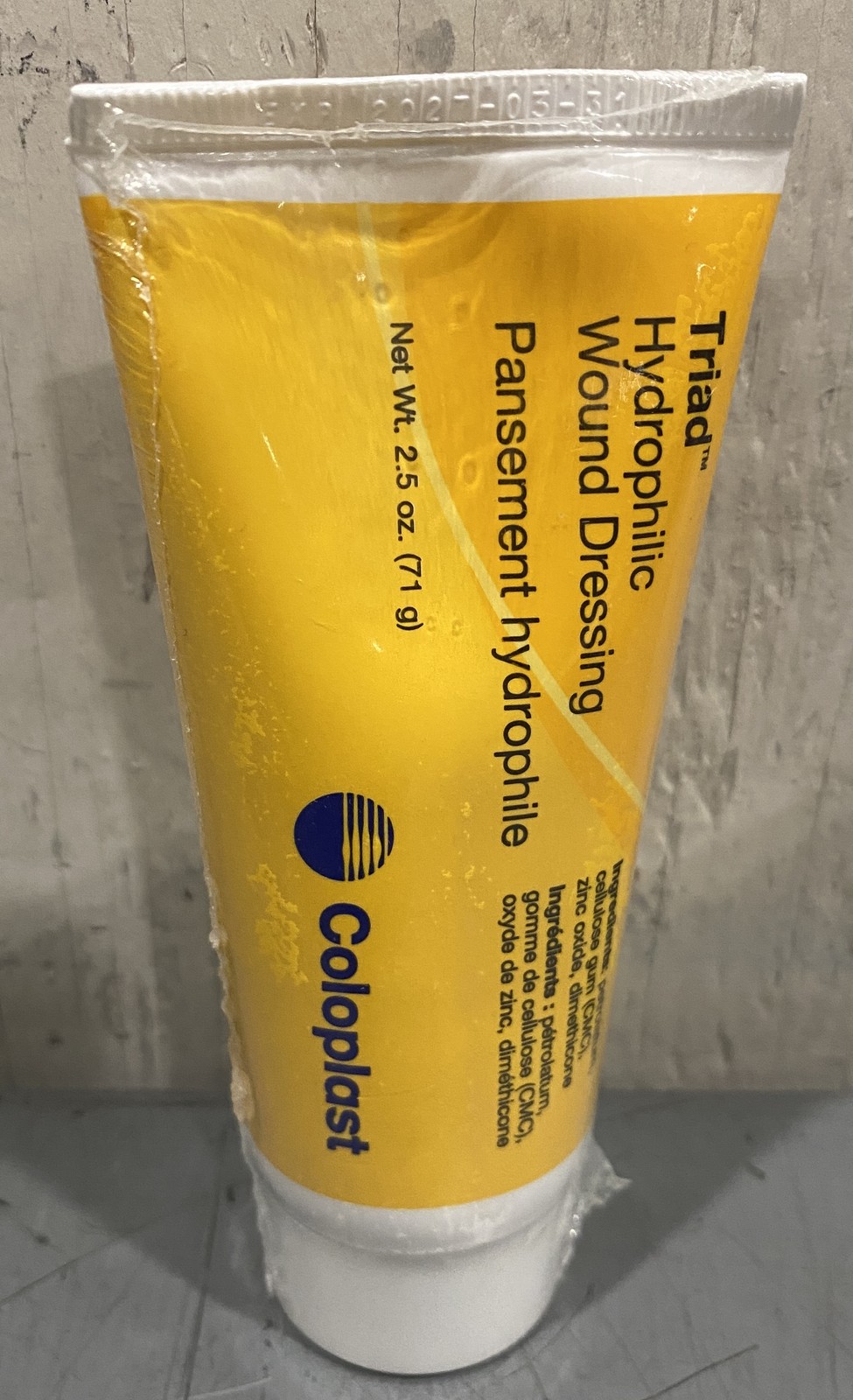 12 Coloplast Triad 2.5 Oz. Hydrophilic Wound Dressing Paste With CMC 1964