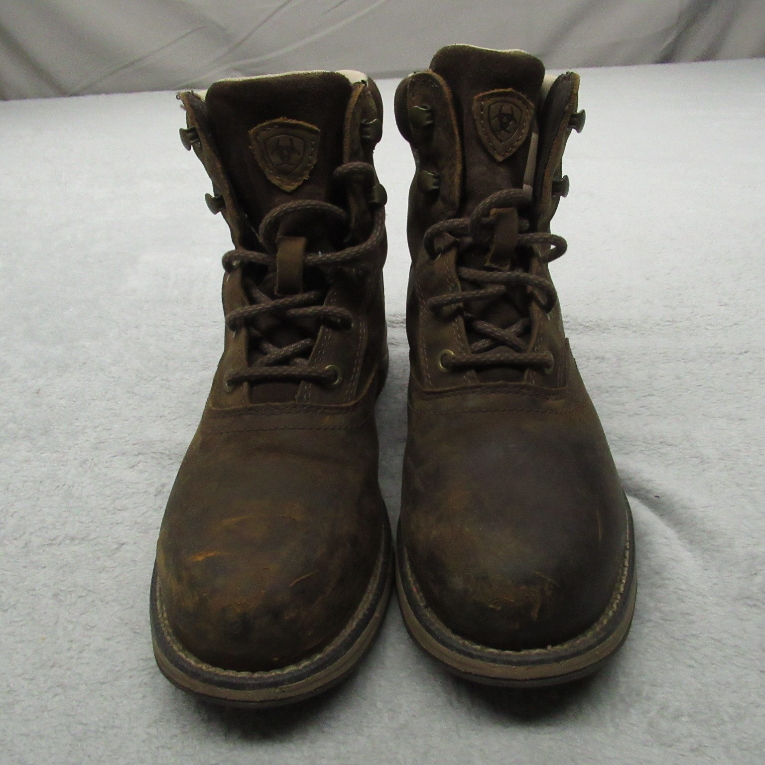 Ariat Anthem Womens Work Boots 6B Brown Leather Waterproof Composite Toe Vietnam