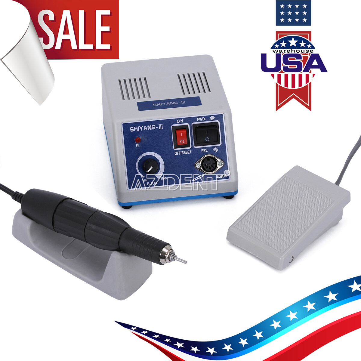 Dental Lab Electric Micro Motor /Handpiece Polishing 35K Rpm/ Polishing HP Kit