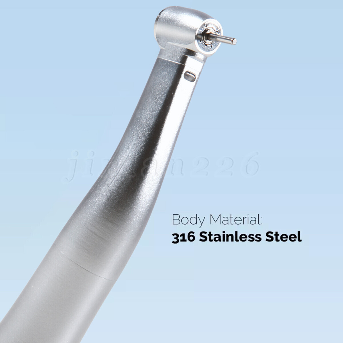 Dental 1:5 Increasing Contra Angle LED Optic Handpiece Fit NSK Electric Motor KV