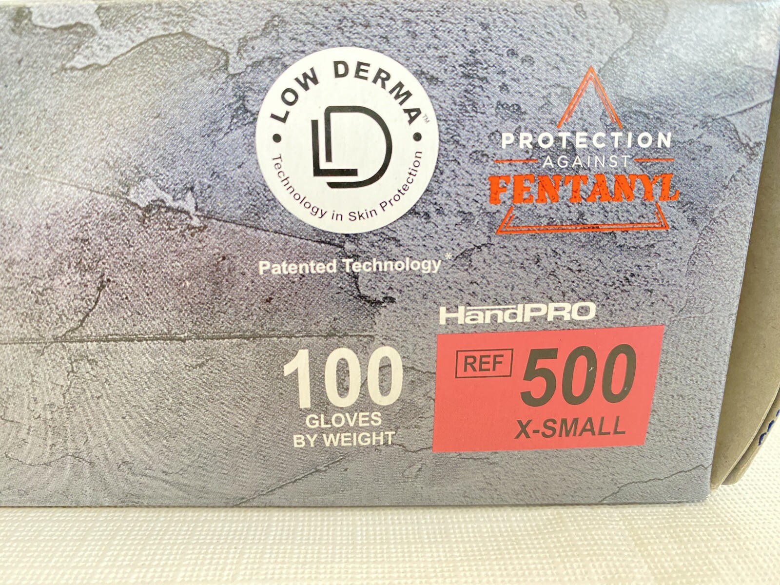 (100/Pk) HOURGLASS Fortis500 Low Derma Nitrile Exam Gloves – XSmall Matte Black