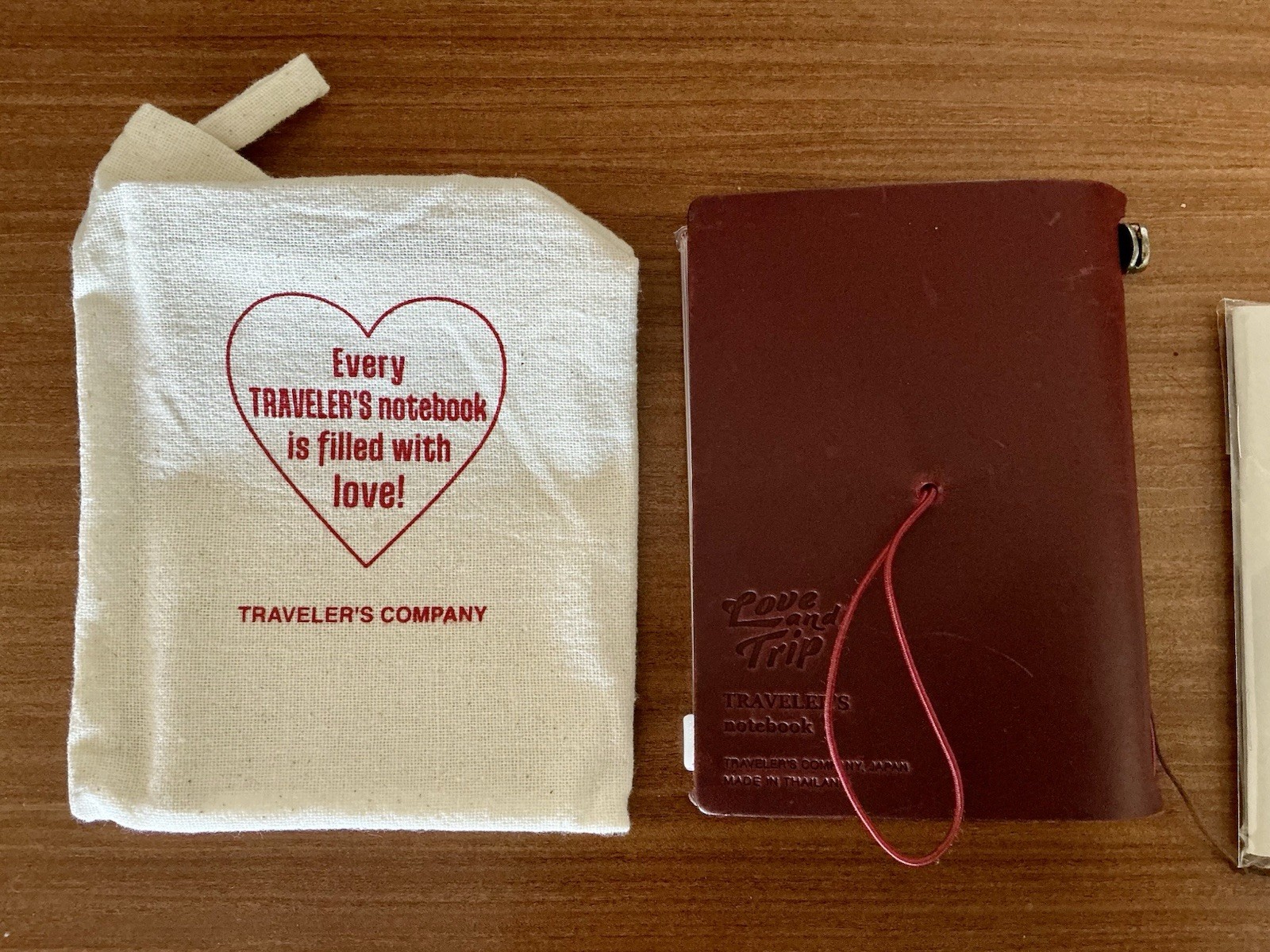 Traveler’s Company Love and Trip Passport Size Notebook bundle