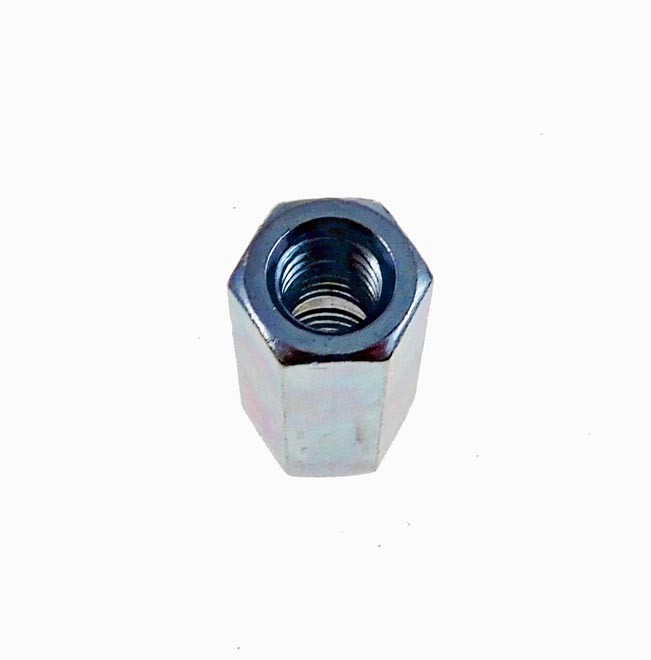 4 Pack 1/2-13 to 3/8-16 x 1 1/4″ Long Reducer Coupling Nut – Zinc Plate 509900