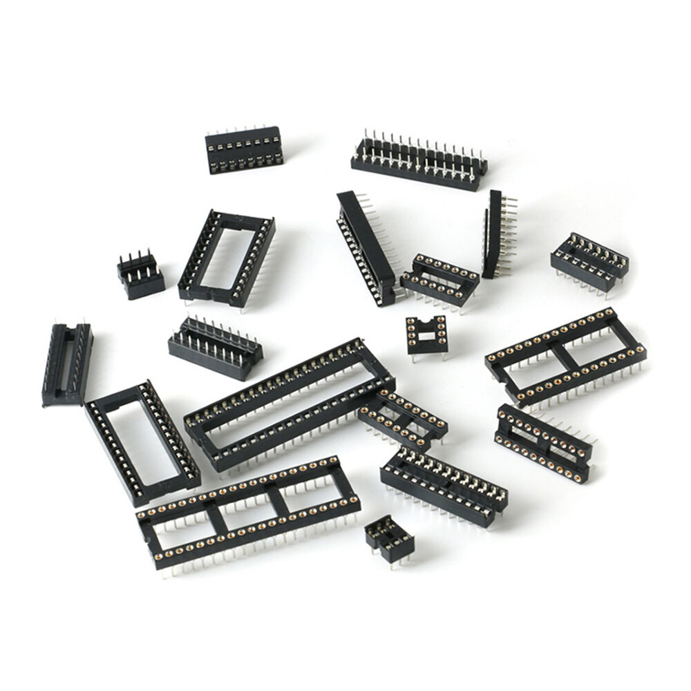 6/8/14/16/18/20/24/28/40 Pin DIL IC Sockets Integrated Circuit Socket DIP Holder