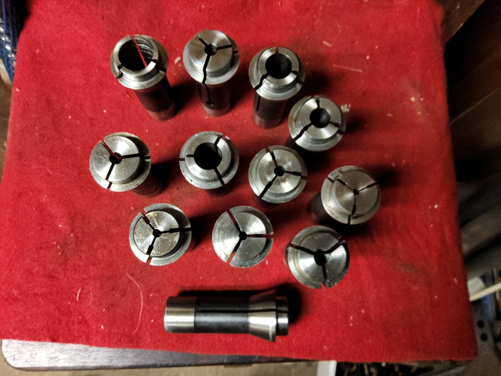 TF-20 HARDINGE / SOUTHWICK & MEISTER TORNOS TF 20 CHOOSE “1” DECIMAL COLLET