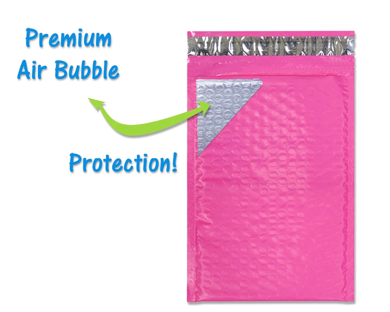 30 Pack 4×8, 6×10″, 8.5×12, 10×15 Hot Pink, Yellow, Purple Poly Bubble Mailers