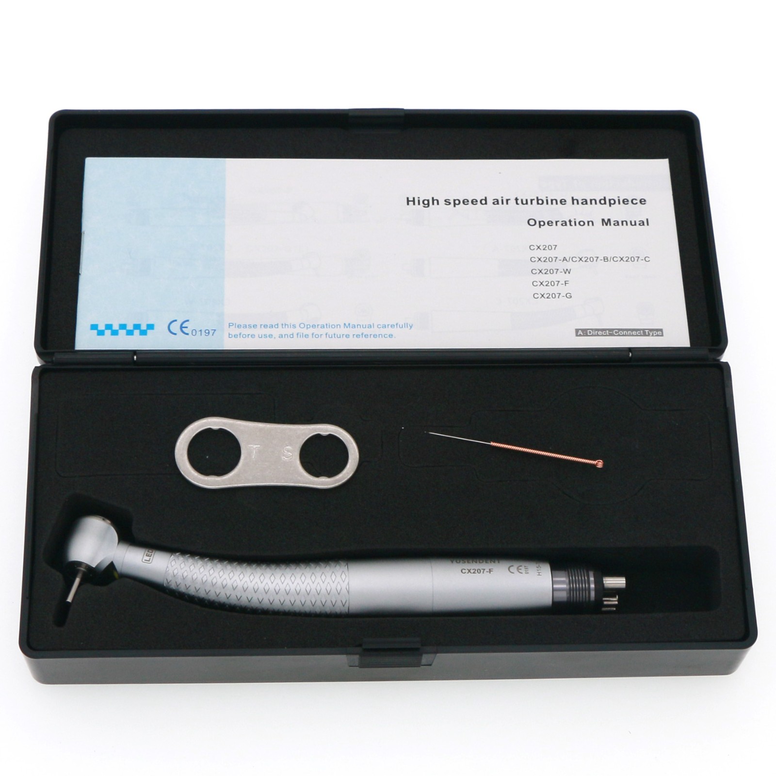 US COXO Dental E-Generator LED Self-Power High Speed Turbine Handpiece NSK 4Hole
