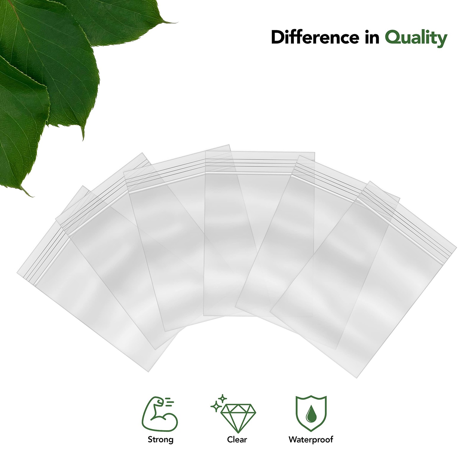 1.5 x 2 Inch Resealable Plastic Bags 1000 Pack — Clear Reclosable Mini Bags w…