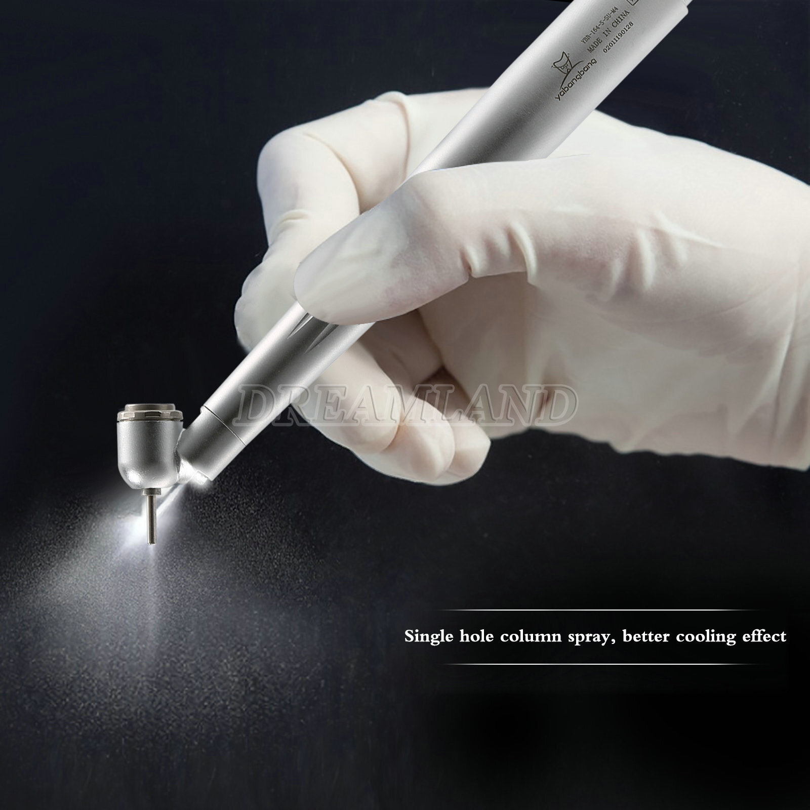 Dental 45 Degree Handpiece LED E-generator Surgical High Speed Rear Air
