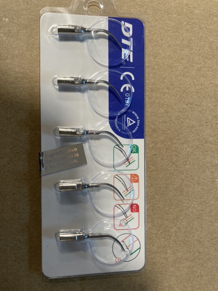 Woodpecker DTE Dental Ultrasonic Scaler Tips Kit GD1*2 GD2 GD4 PD1 Assorted