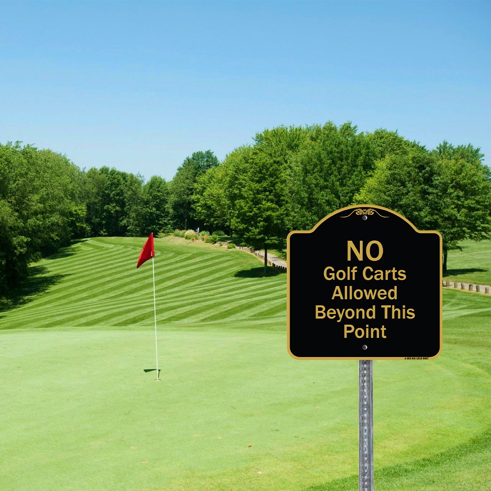 Designer Series – Buyer Parking Only Heavy Gauge Aluminum Architectural Sign