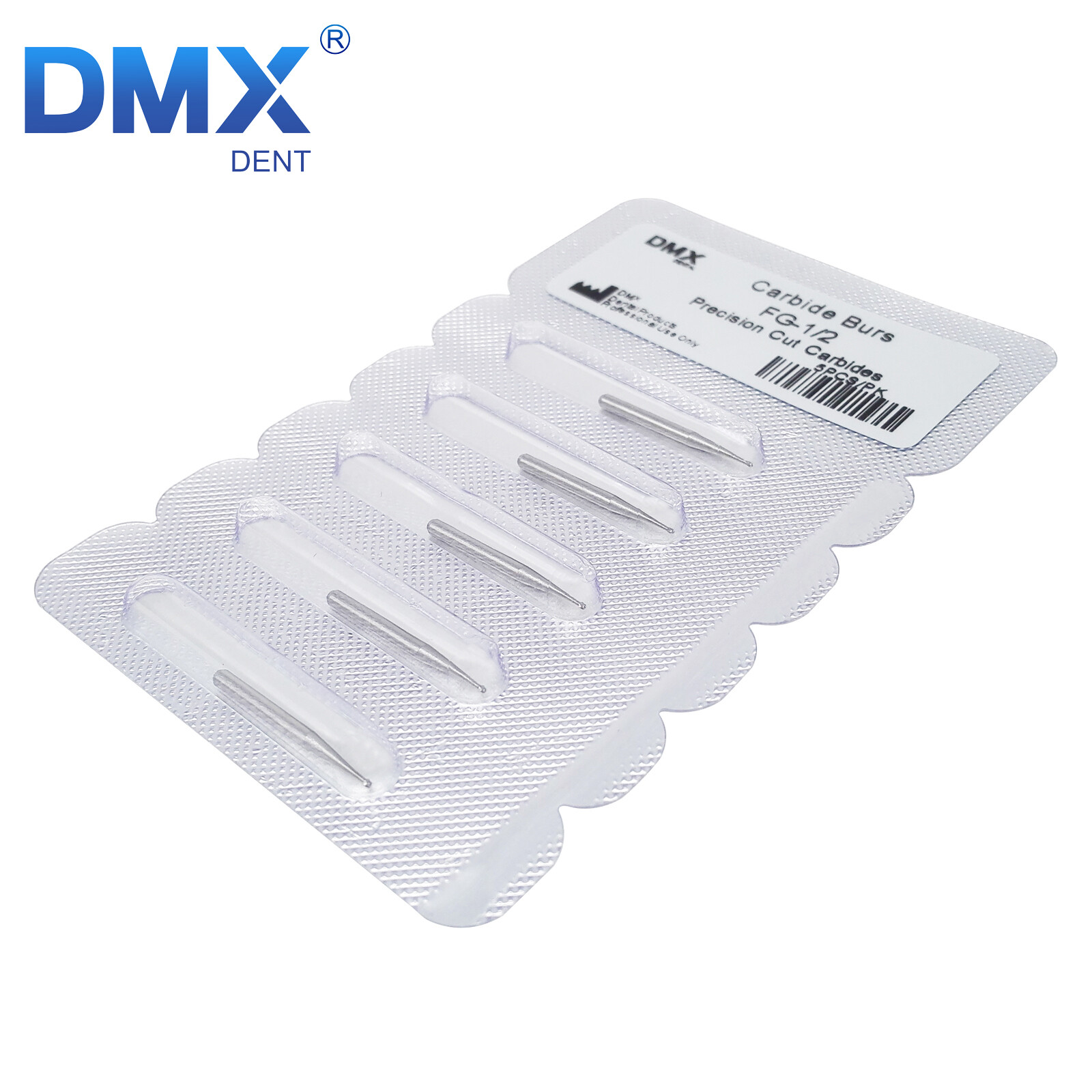 DMXDENT Dental Operative Bur Tungsten Carbide Round FG 1/4 1/2 2 3 4 5 6 7 8# A