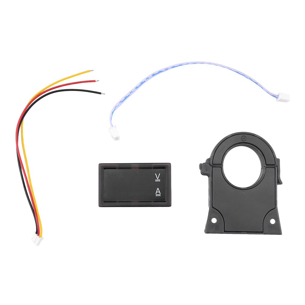 DC0-300V 50/100/200/400A Digital Current Voltage Meter Hall Ammeter Voltmeter