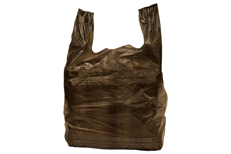 Black T-Shirt Carryout Bags 11.5″x6.5″x22″ 1000 Count Durable Bulk