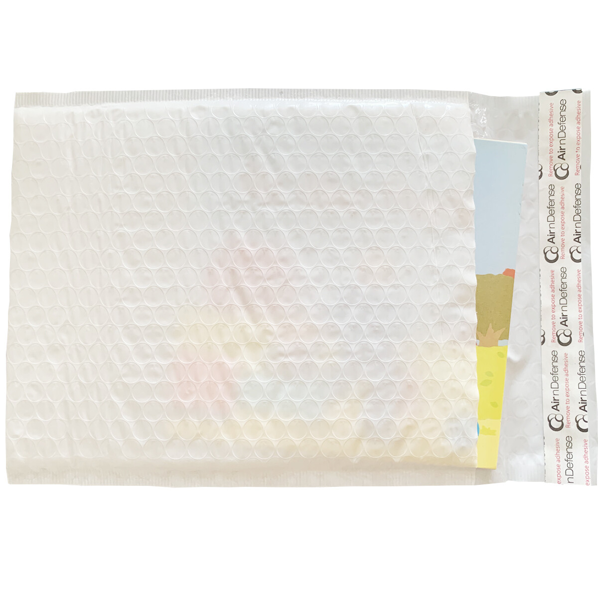 AirnDefense 1000 #000 4X8″ White Shipping Padded Envelope Poly Bubble Mailers