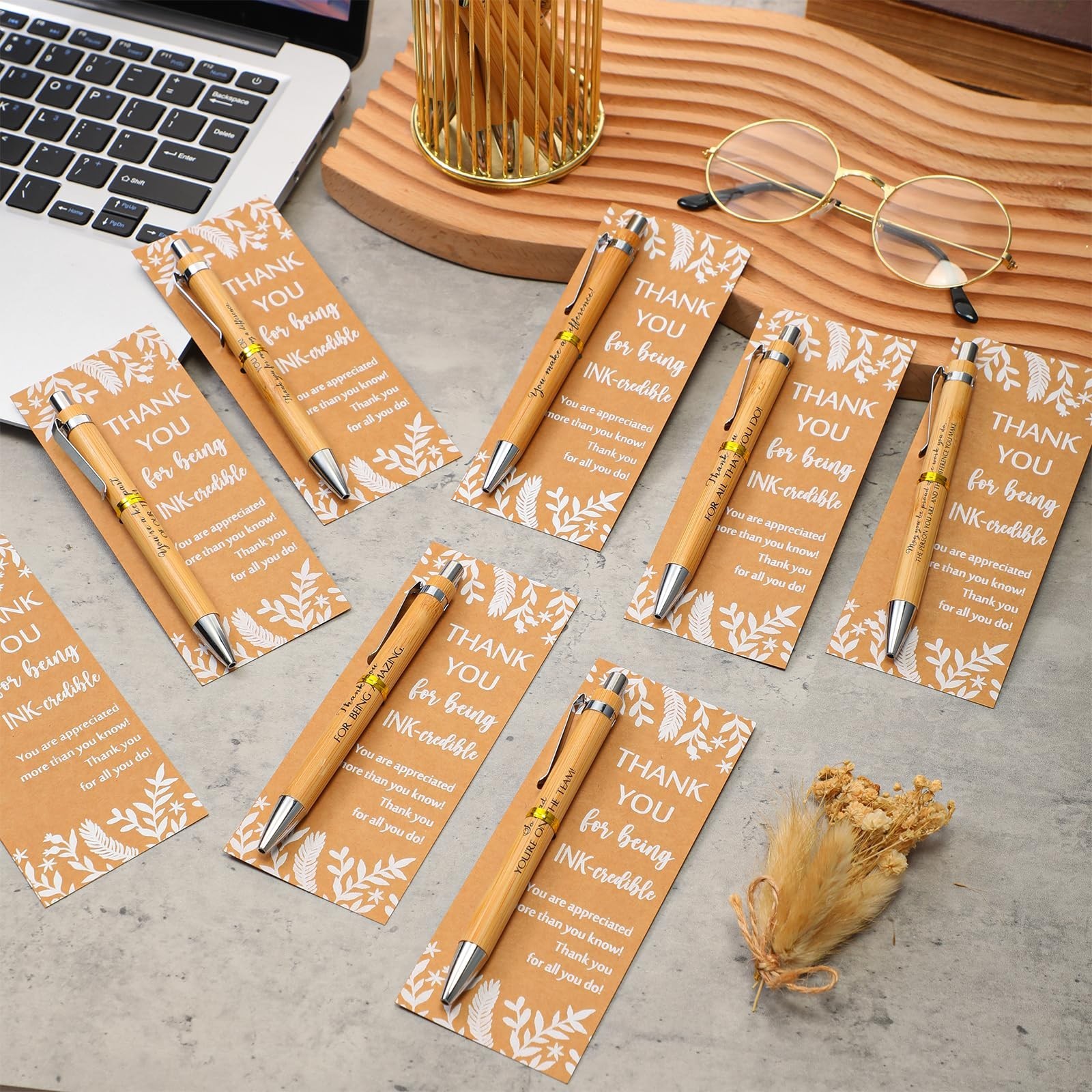 ReliThick 30 Sets Inspirational Pen Bulk End of Year Gifts from Teacher Emplo…