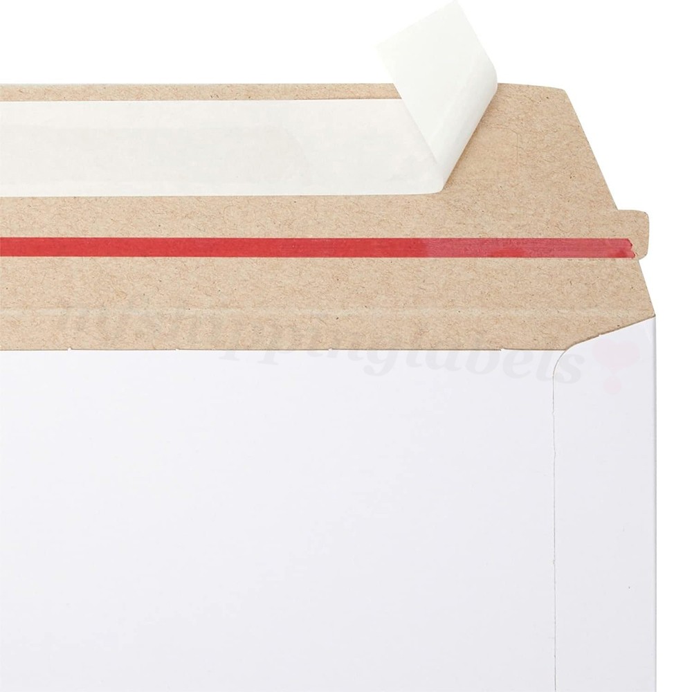 6.5 x 4.5 RIGID FLATS CARDBOARD ENVELOPE MAILERS DOCUMENT PHOTO SHIPPING WHITE