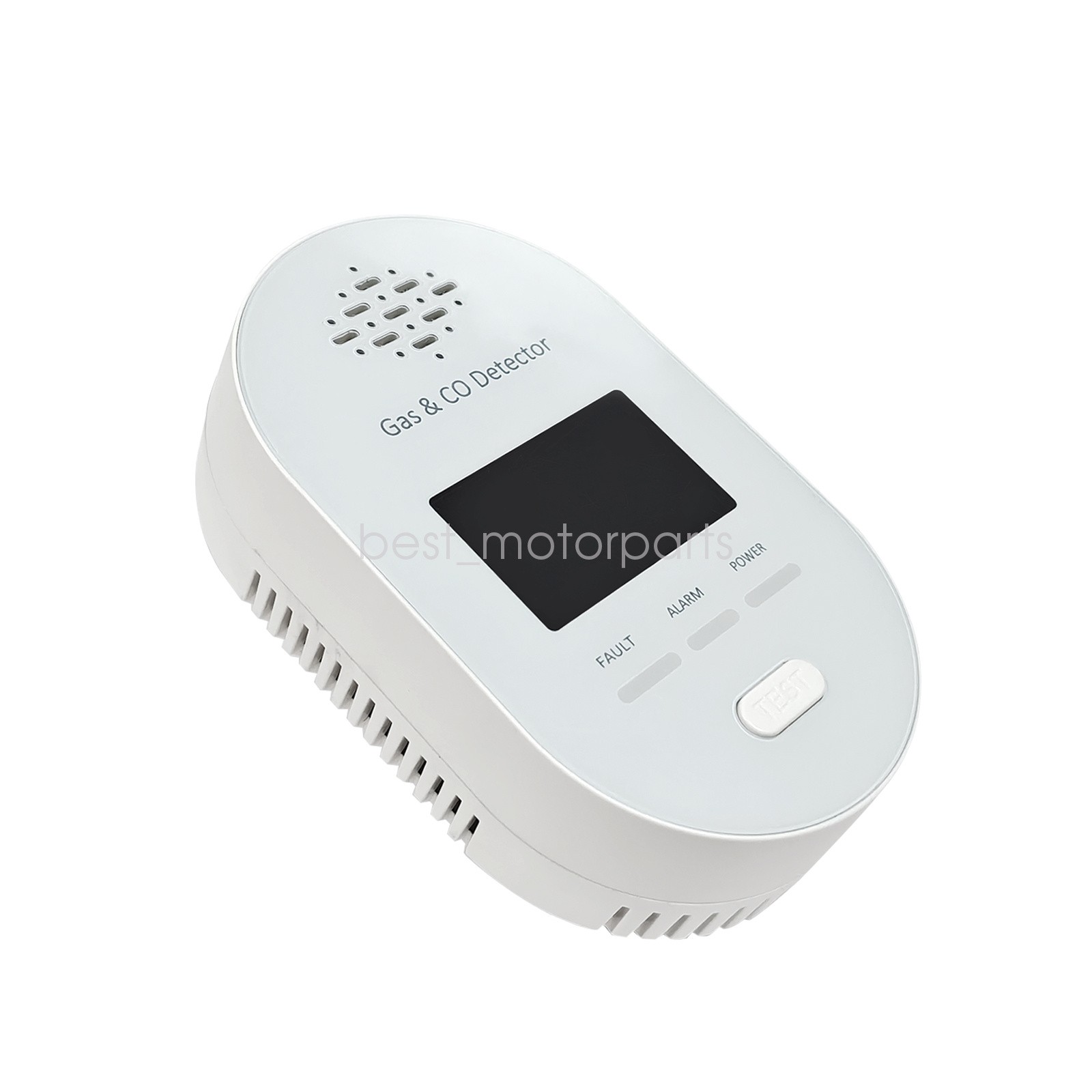 Portable 4-in-1 CO Detector with Smoke & Natural Gas, Plug-in Safety Alarm