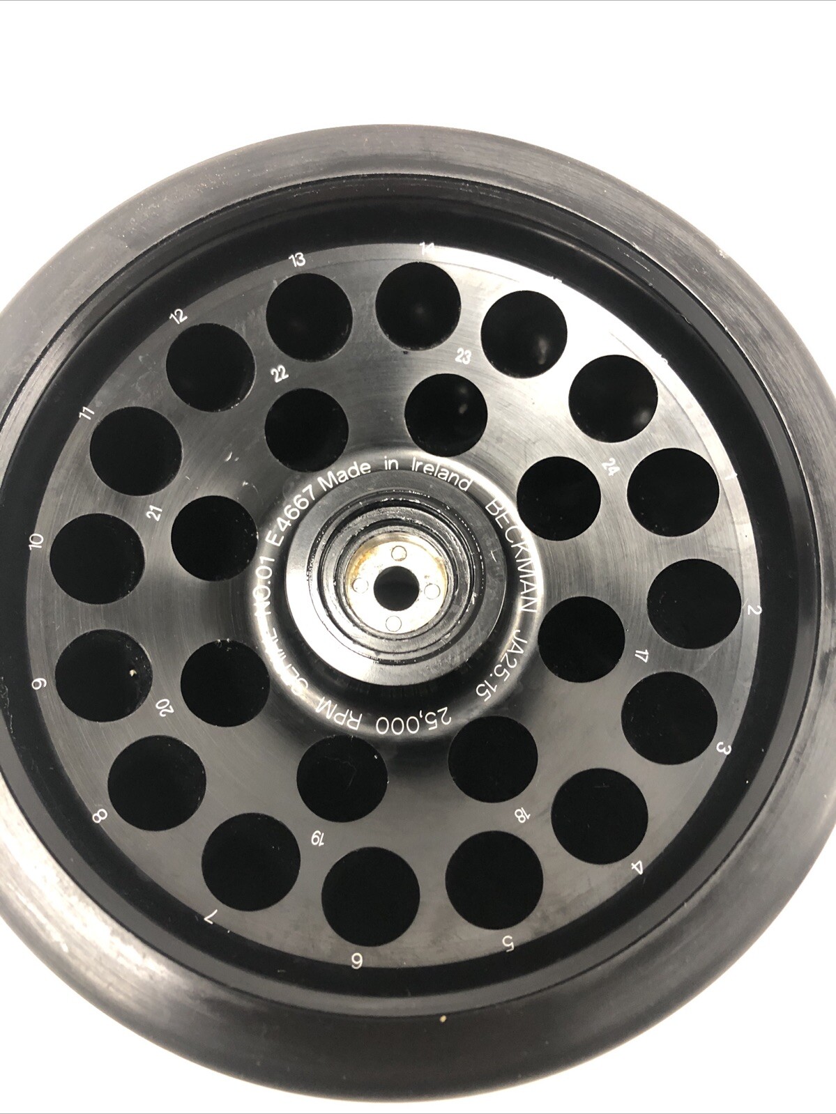 Beckman Coulter JA 25.15 Fixed Angle Rotor J Avanti Series 24 x 15mL 25,000 rpm