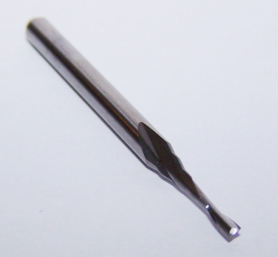 (5) 1.60mm (.0630″) 2 FLUTE MICRO CARBIDE ENDMILLS FOR FLEX AND SOFT MATERIALS