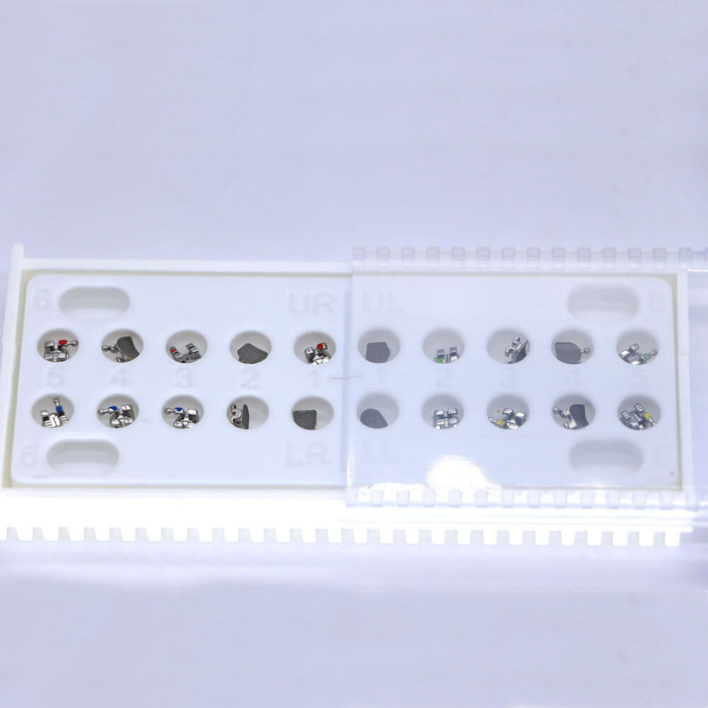 10 kits dental orthodontic bracket standard roth 0.022″ 345 hooks sandblasted
