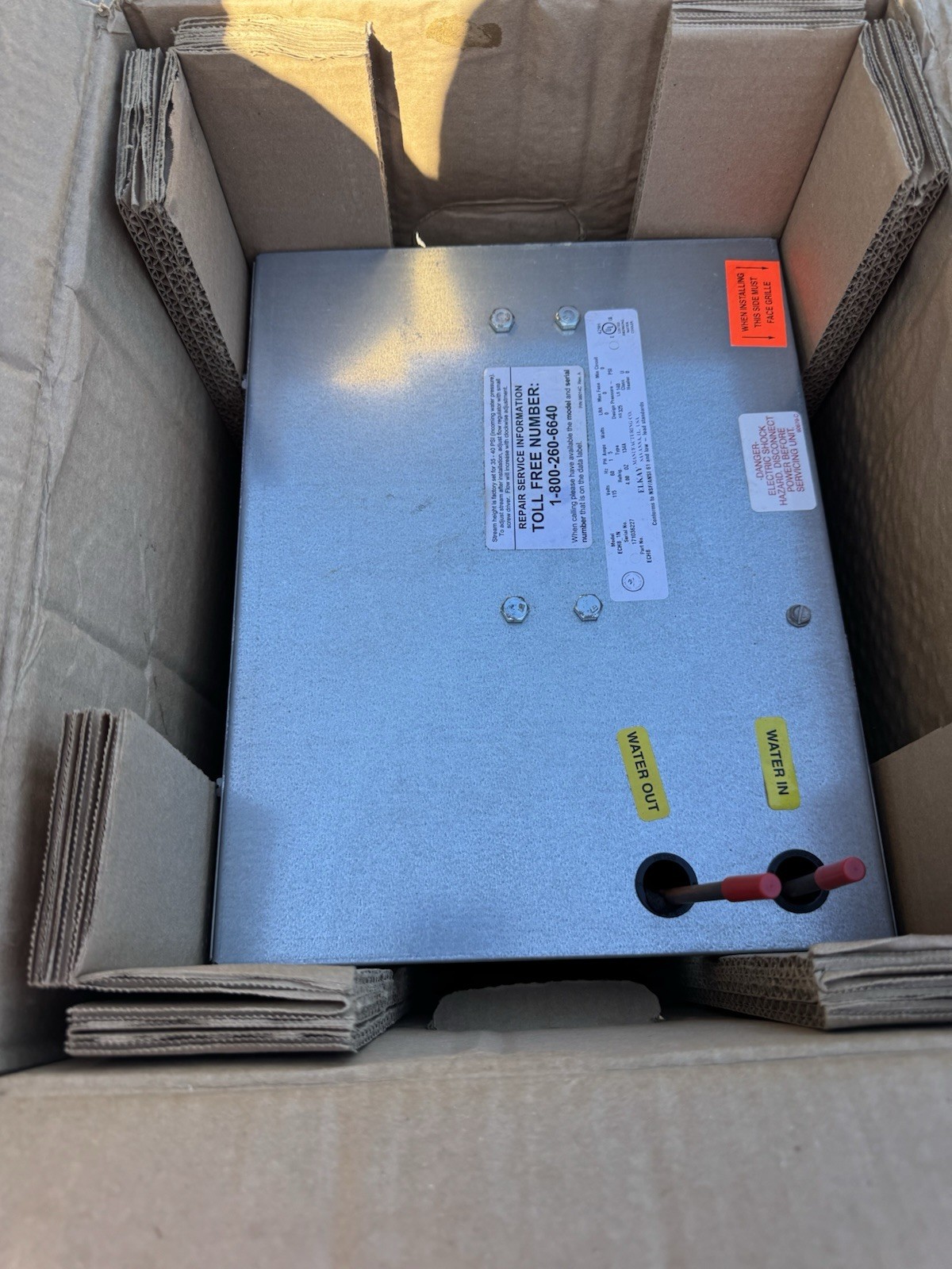 Elkay ECH8 8 GPH Galvanized Steel Remote Water Chiller