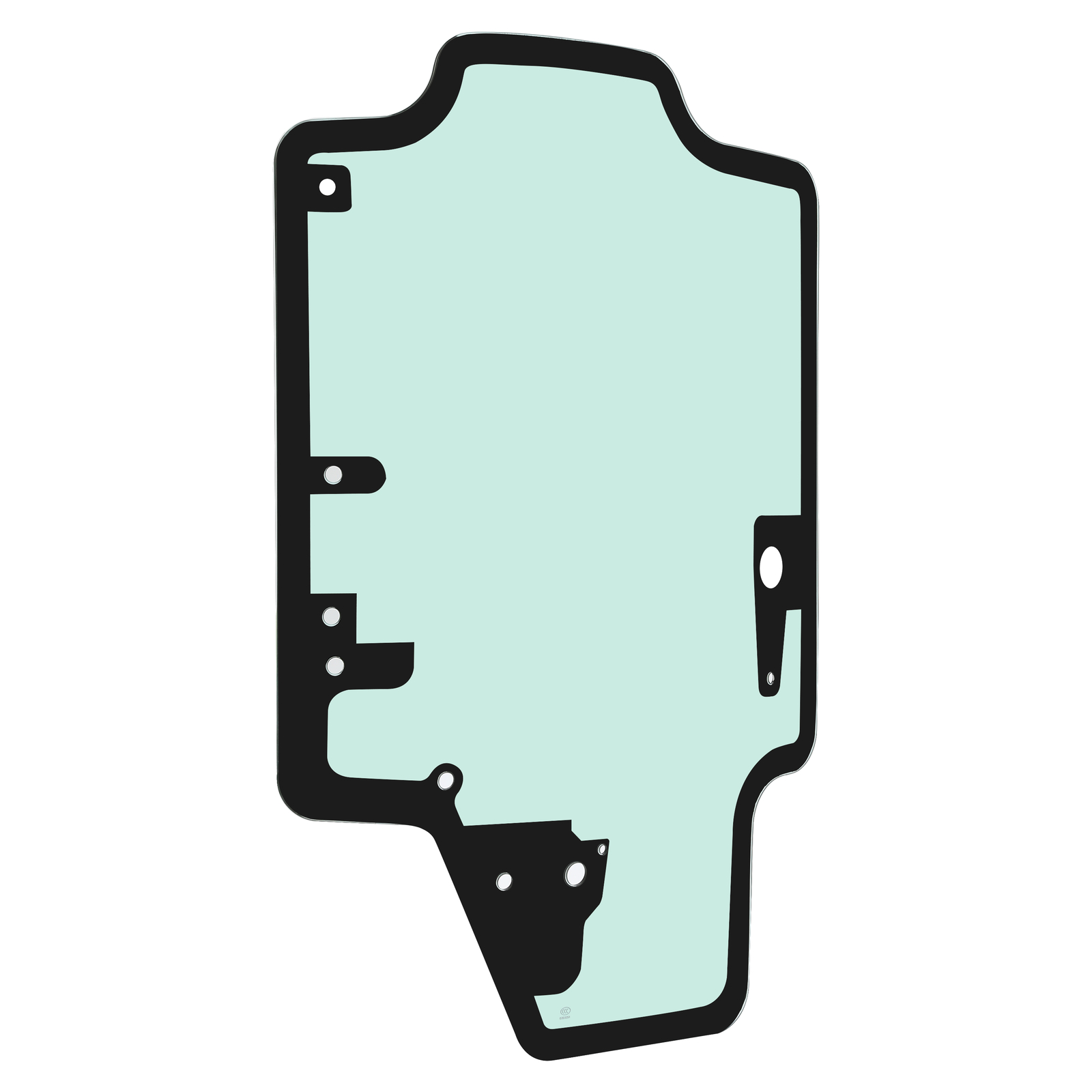 Fits Case / Fits New Holland Skid Steer Door Glass – Part Number 47405930
