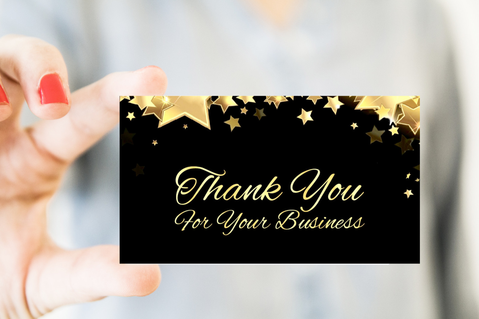 25-2000 Ebay CLASSY Thank You Seller Business Cards (Star), 4 Amazon, Etsy, bulk