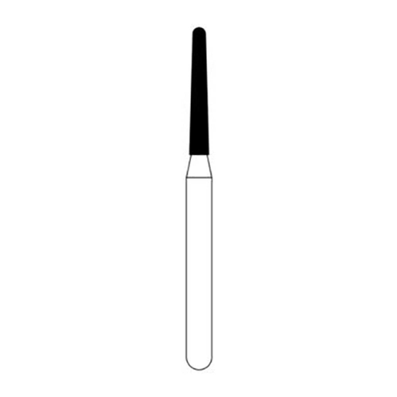 Axis Dental Corp SC856-012 NTI FG Round End Taper Super Coarse Diamond Burs 5/Pk