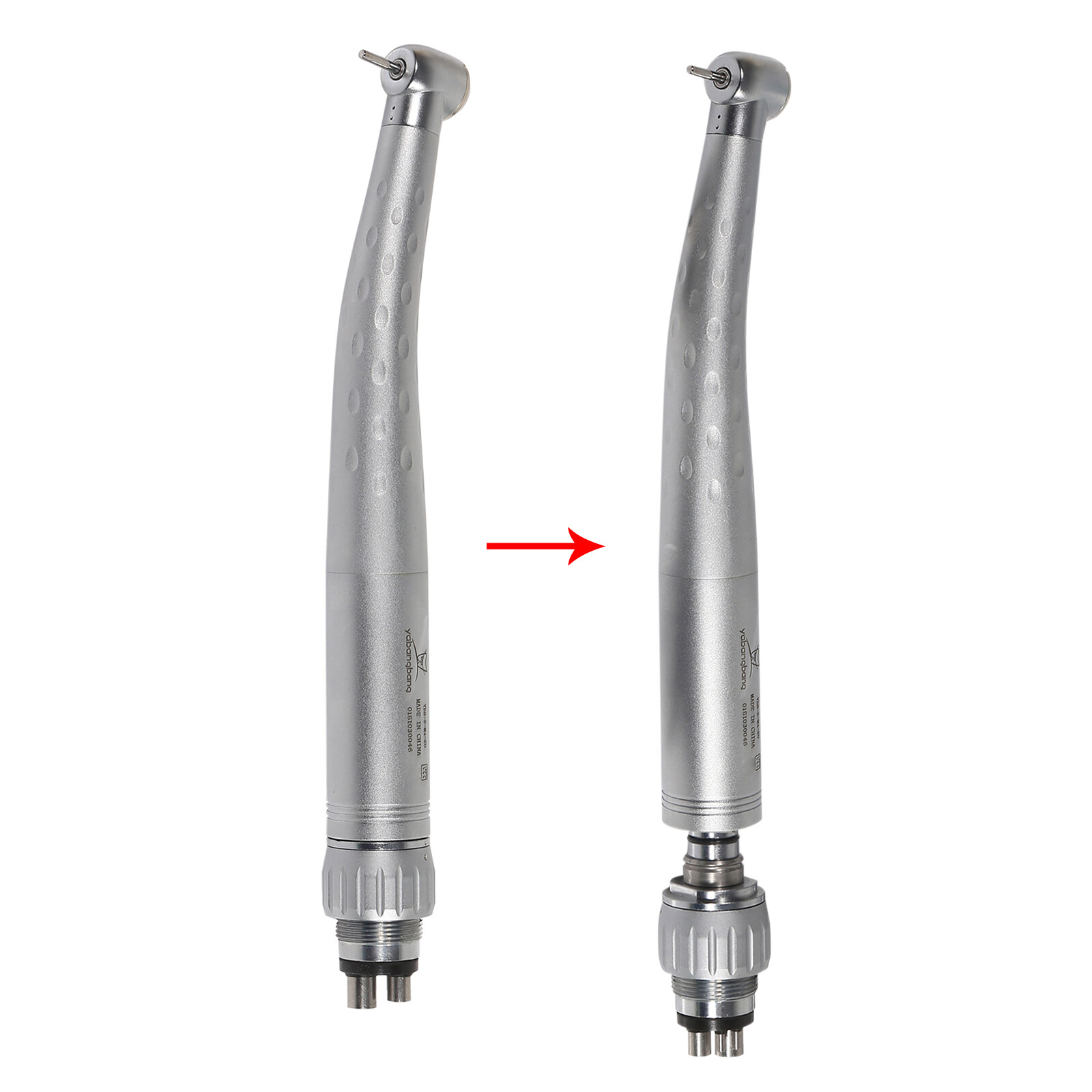 Yabang Dental High Speed Handpiece and 4 Hole Swivel Quick Coupler GB4