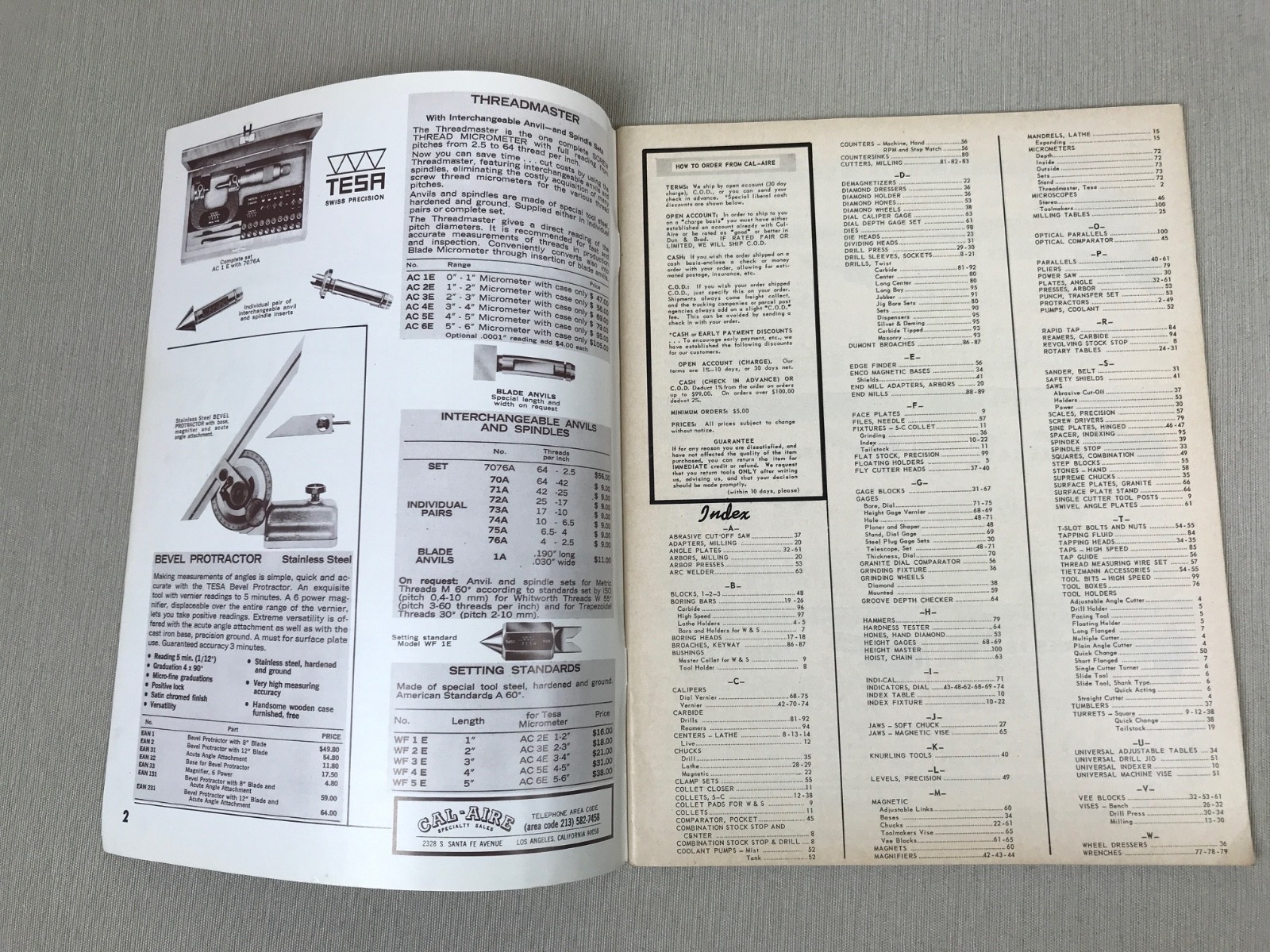 1967 Cal-Aire Industrial Tools an Machinery Catalog 1167da