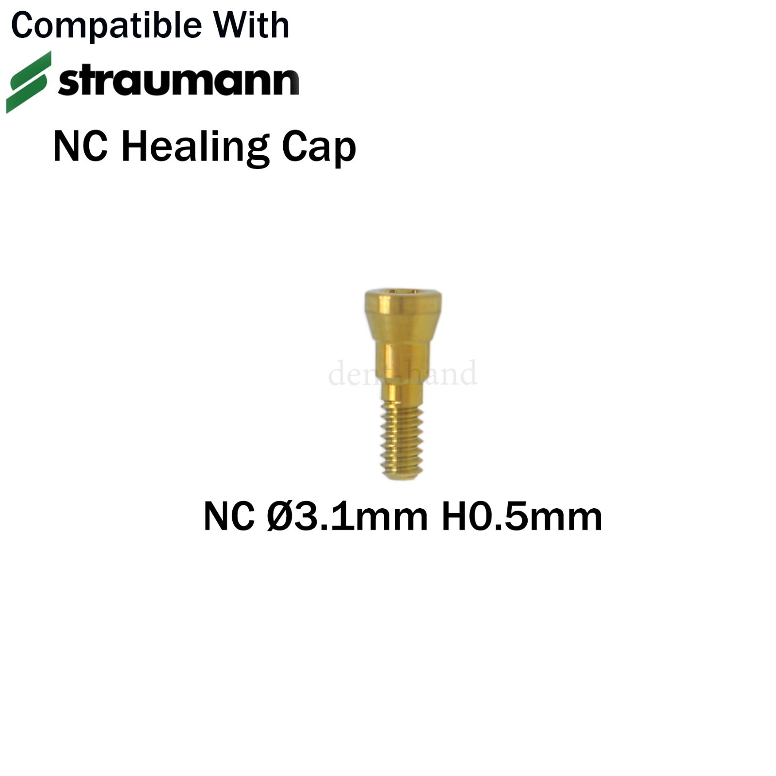 Fits ITI Straumann BL/BLT Dental NC/RC Healing Abutment Caps Cover Screw