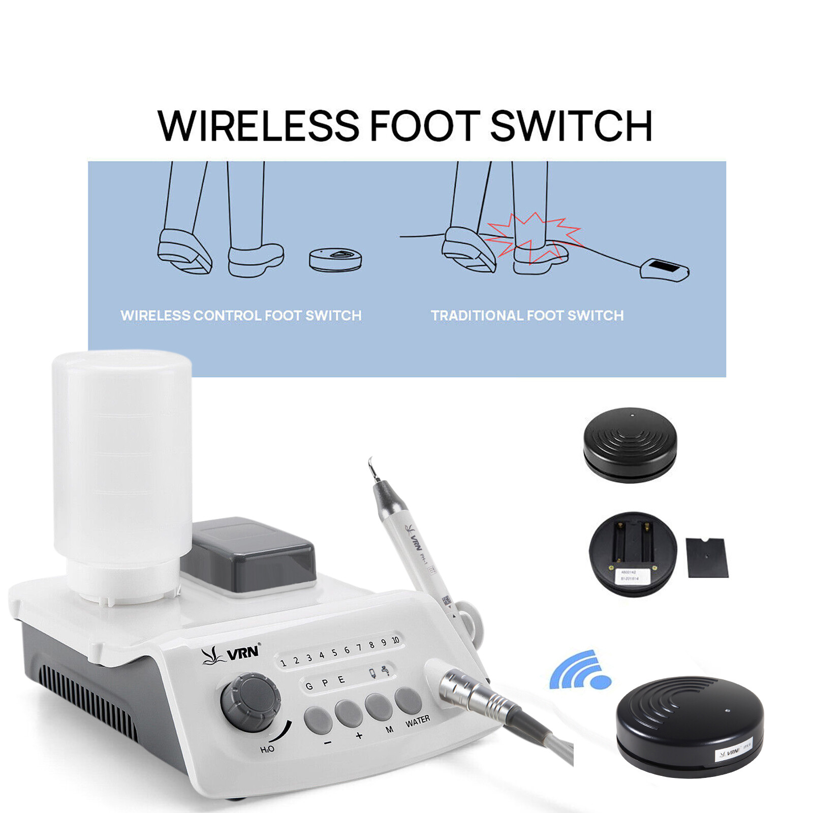 Auto Water Supply Dental Ultrasonic Scaler For EMS /LED Handpiece PH-1 DL