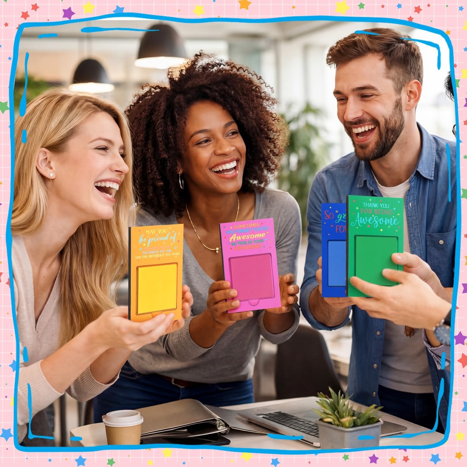 72 Pcs Teacher Appreciation Gifts – Inspirational Sticky Notes & Holder Set for