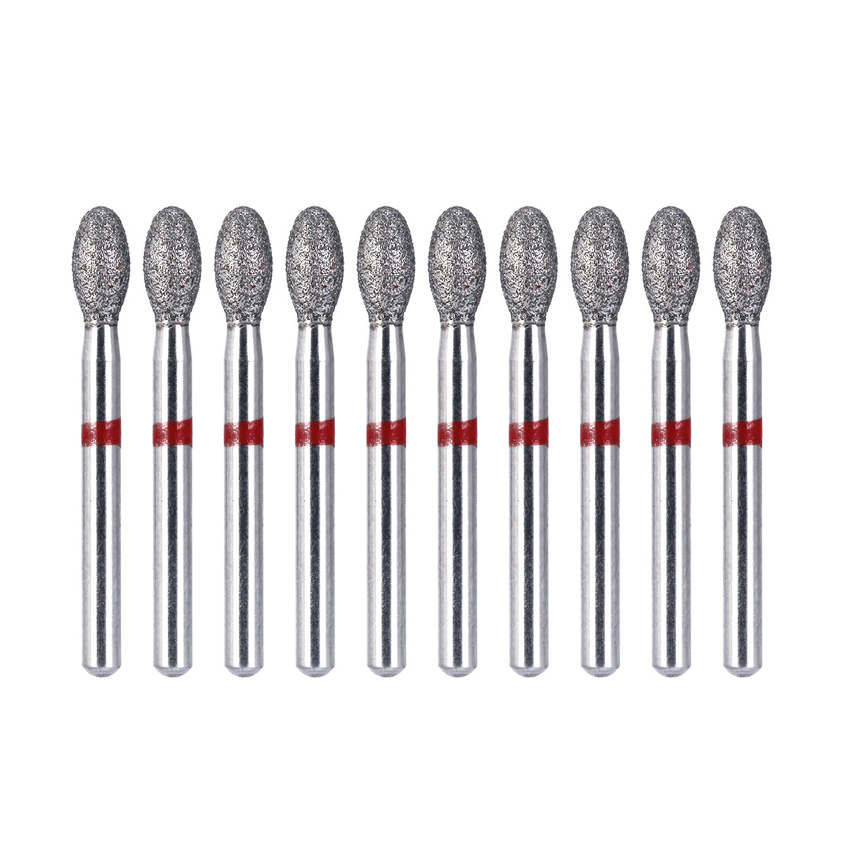 Dental Fine Grit Diamond Burs 379-023F/368-023F Egg Football Shape for Cutting