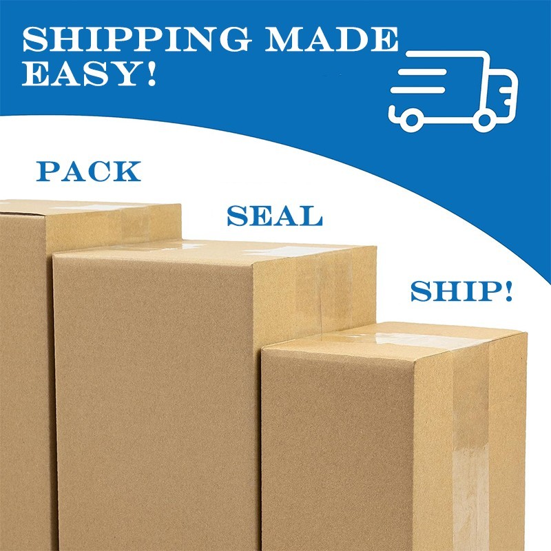 Secure Seal 6x6x4 Corrugated Boxes – Pack of 10/30/50 | Shipping Mailing Moving
