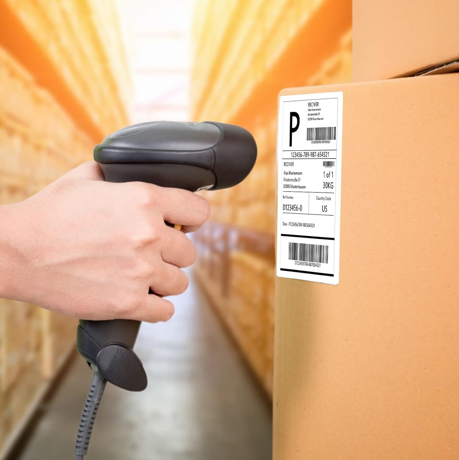 50-20000 Shipping Address Labels 8.5×5.5 Half Sheets Self Adhesive 2 Per Sheet