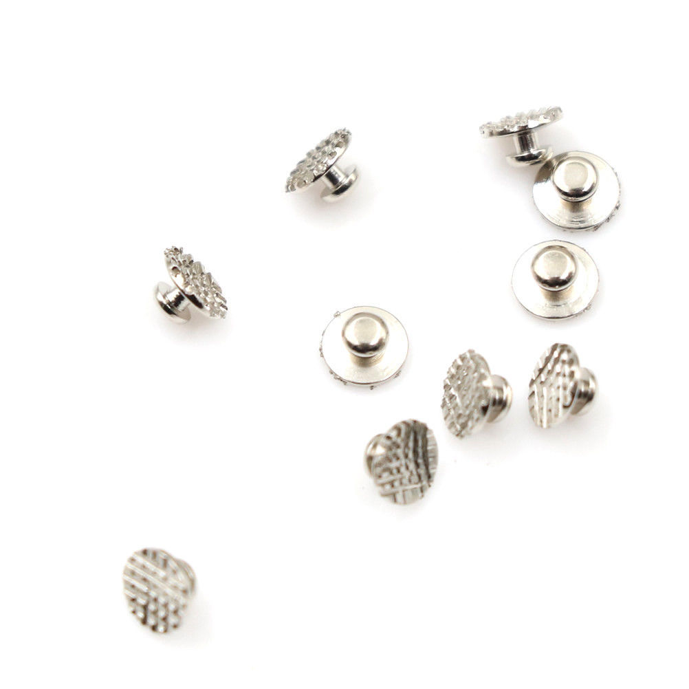 100 Pcs 10 Packs Dental Orthodontic Lingual Buttons for Bondable Round Base