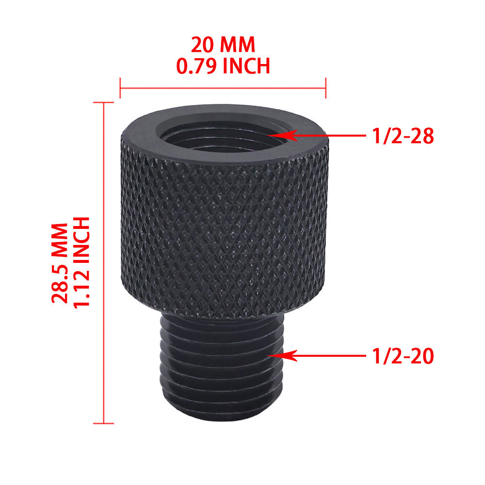 Female 1/2-20 Unf to Male 1/2-28 Unef or Male 1/2-20 to Female 1/2-28 Adapter