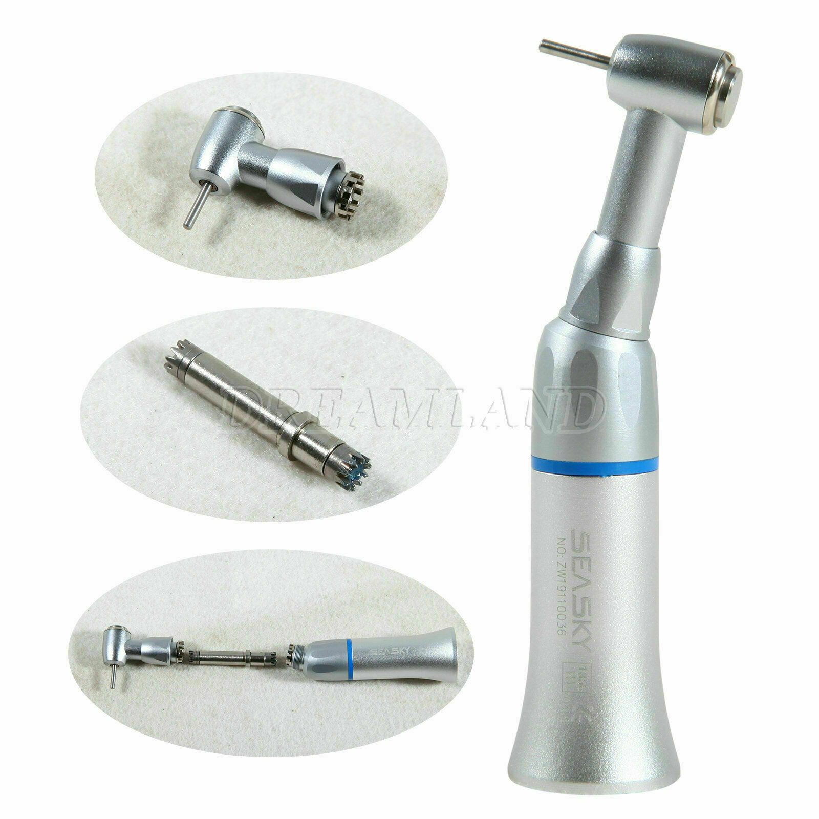 NSK Style Dental Slow/Low Speed Push Contra Angle Handpiece Fit FG 1.6mm Burs