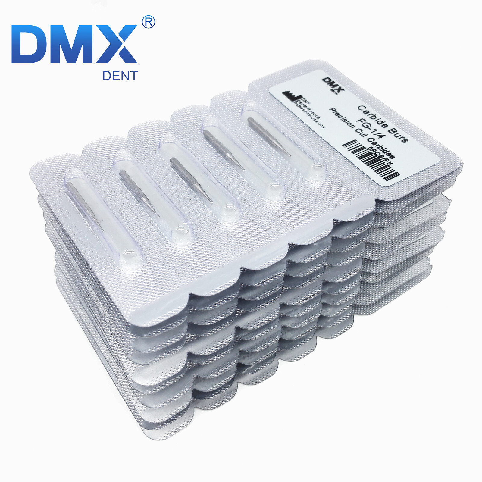 DMXDENT Dental Operative Bur Tungsten Carbide Round FG 1/4 1/2 2 3 4 5 6 7 8# A