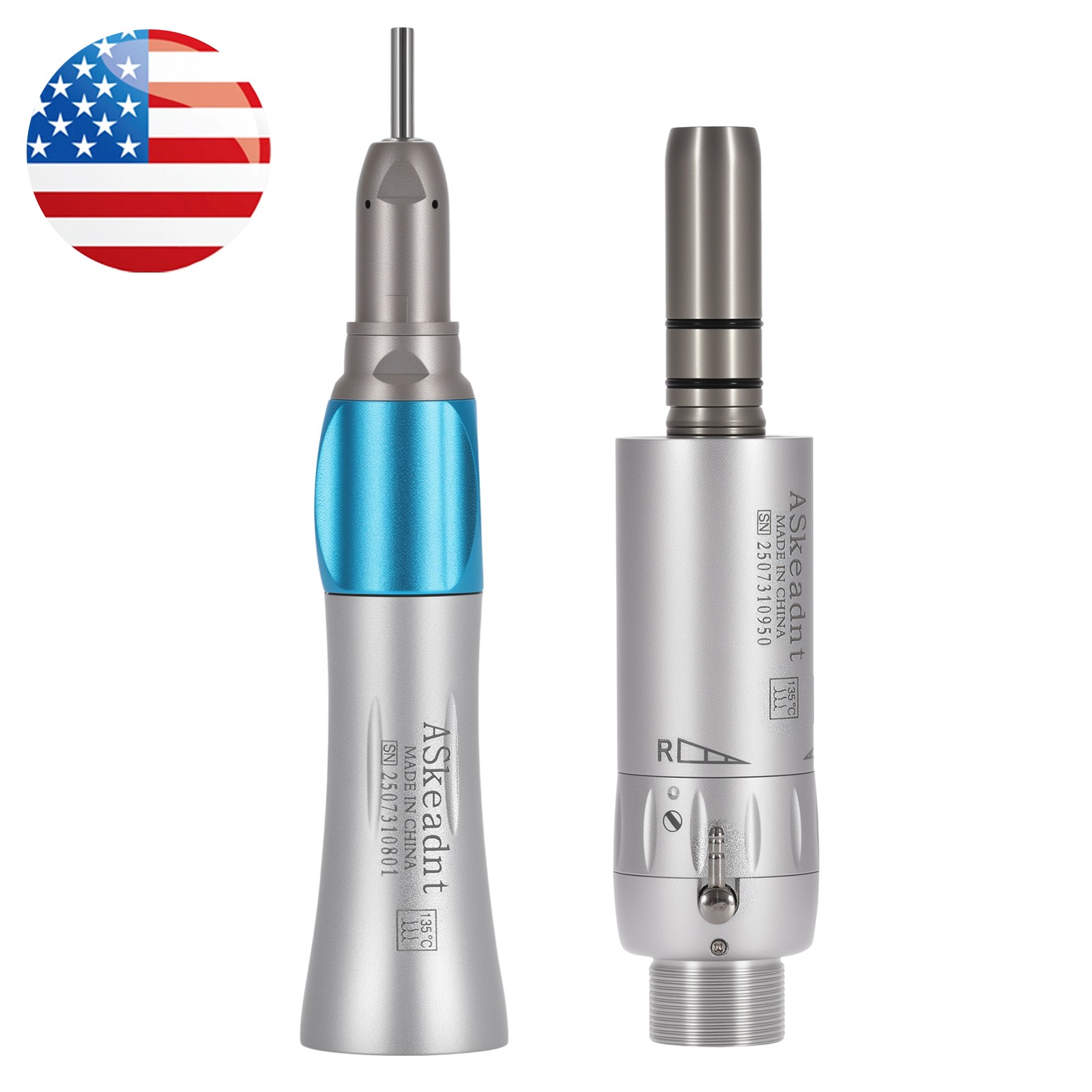 Estilo NSK Dental Contra Angulo Baja Velocidad Pieza de Mano 2/4Hole Micromotor
