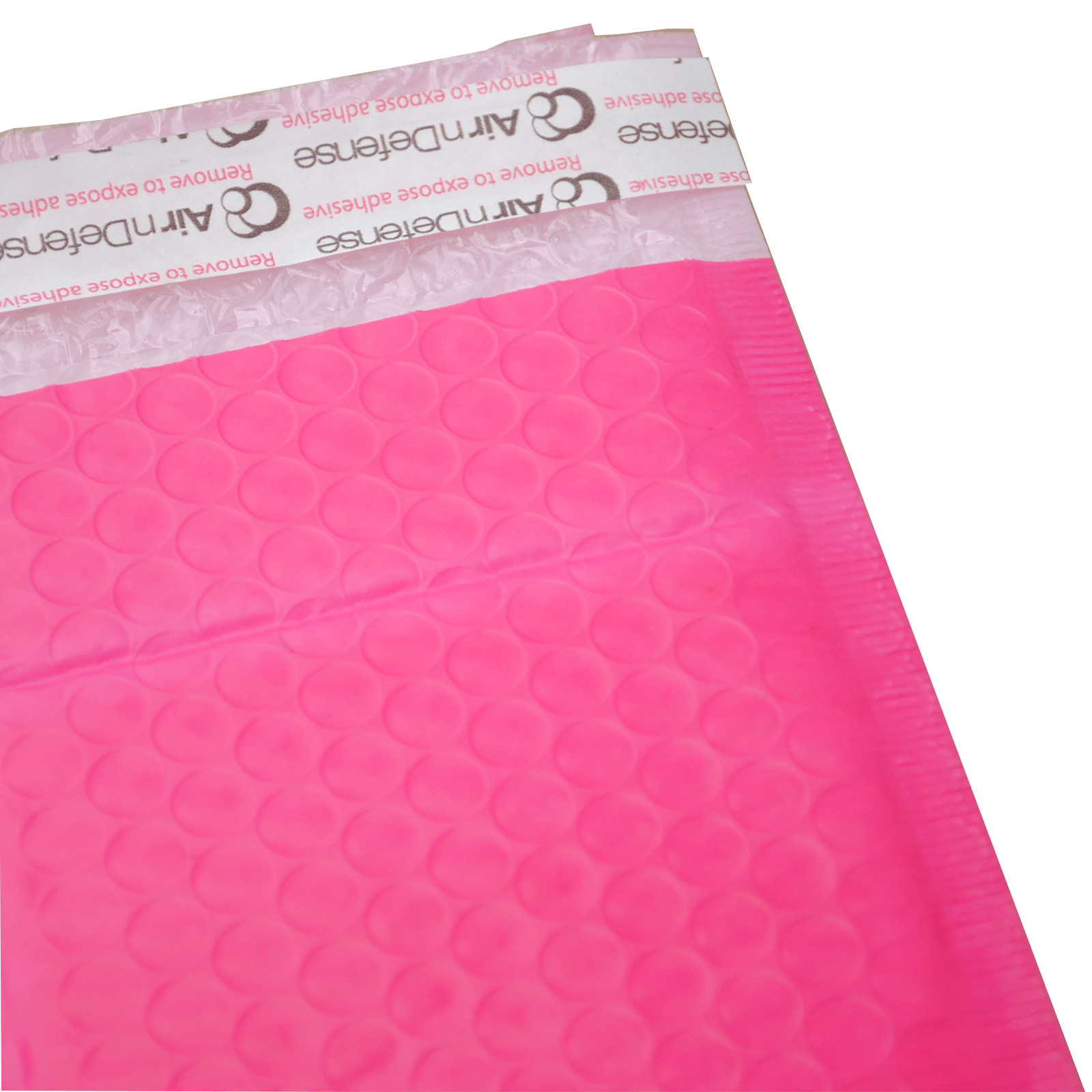 AirnDefense Any Size Pink Poly Bubble Mailers Plastic Shipping Padded Envelopes