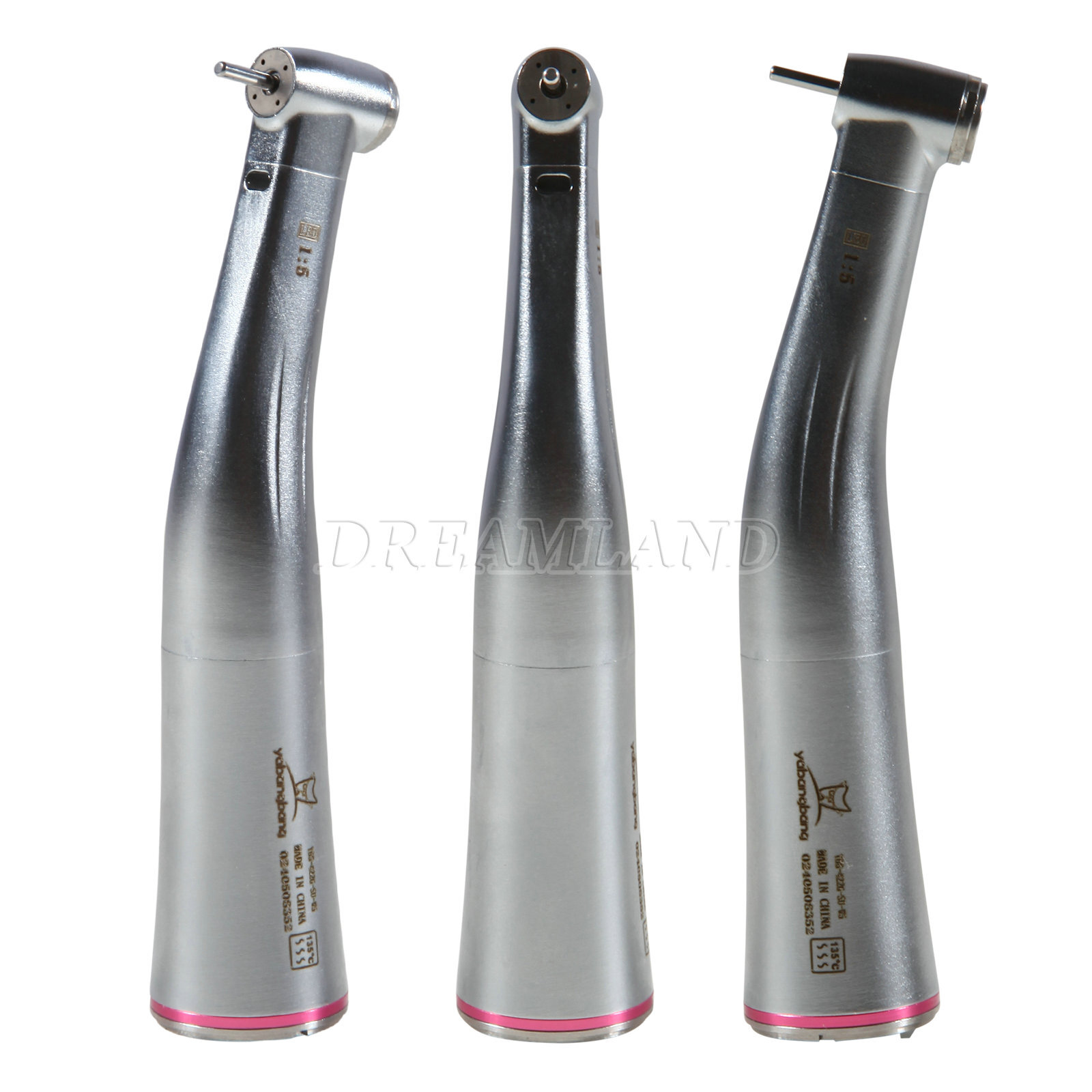 Dental 1:5 LED Fiber Optic Contra Angle Handpiece Electric Fit NSK Ti-MAX X95L