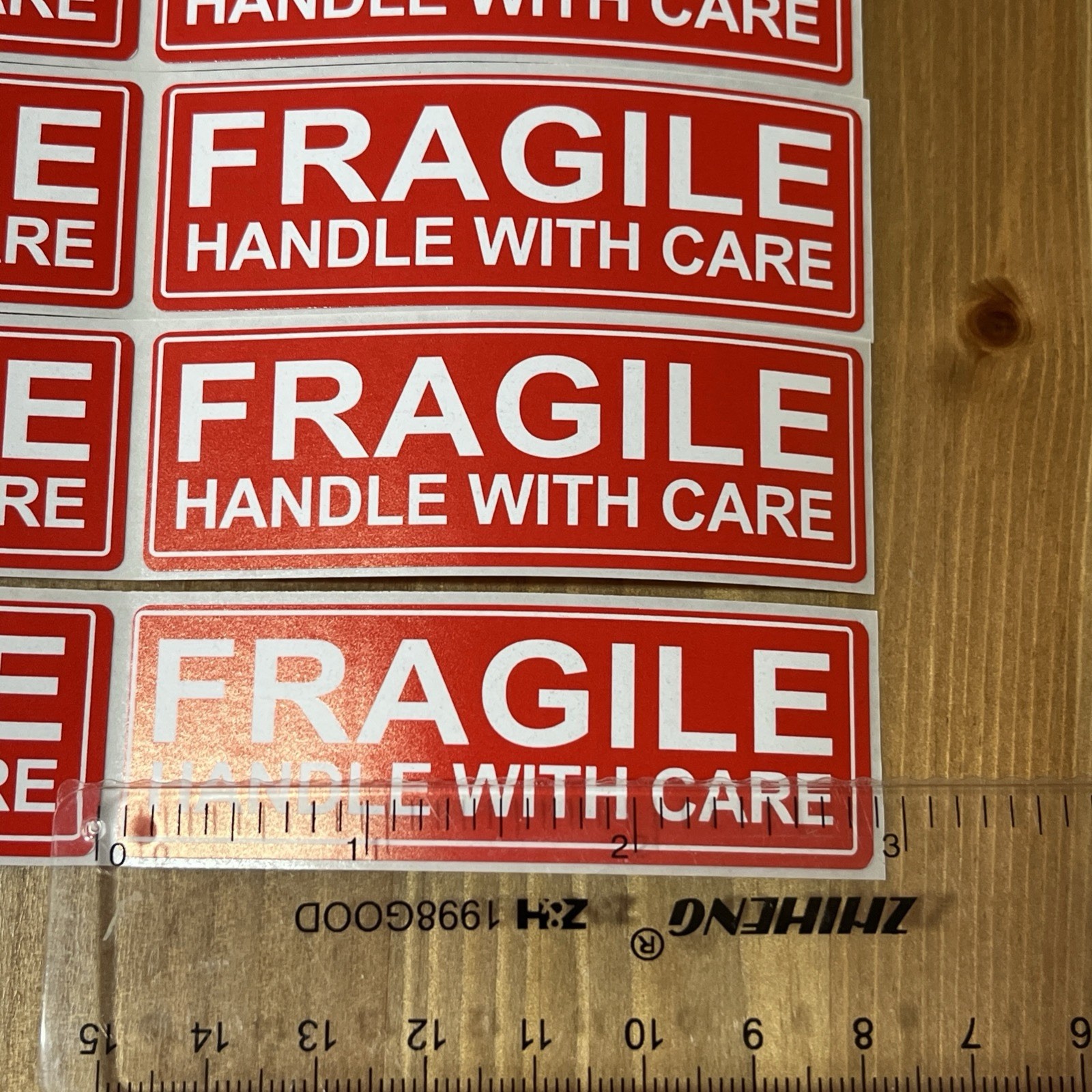 20pcs FRAGILE HANDLE WITH CARE 1″x3″ FRAGILE Stickers Packaging Safety Mailing